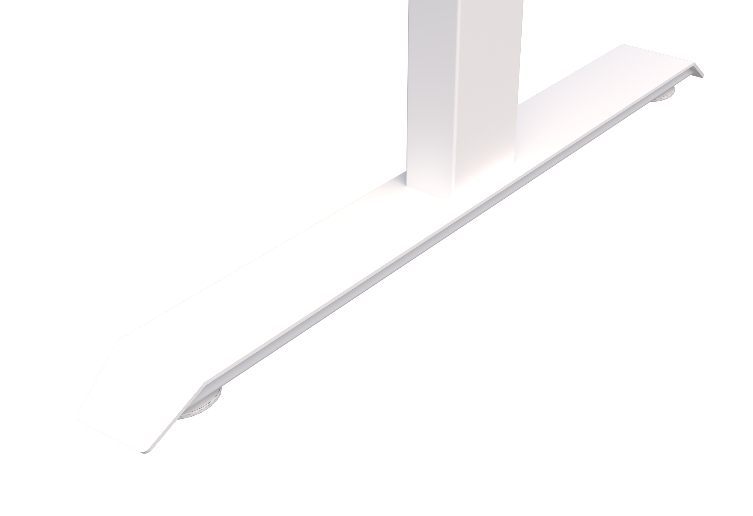 Duo II Express Electric Height Adjustable Desk White Frame with 1500mm x 800mm White Top - Image 5